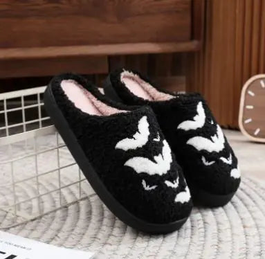 Bat Plush Slippers