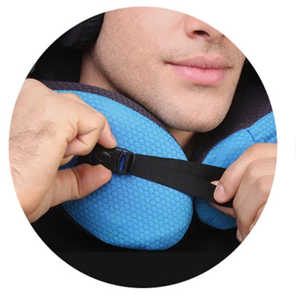 Memory Foam U-Shaped Neck Pillow for Travel