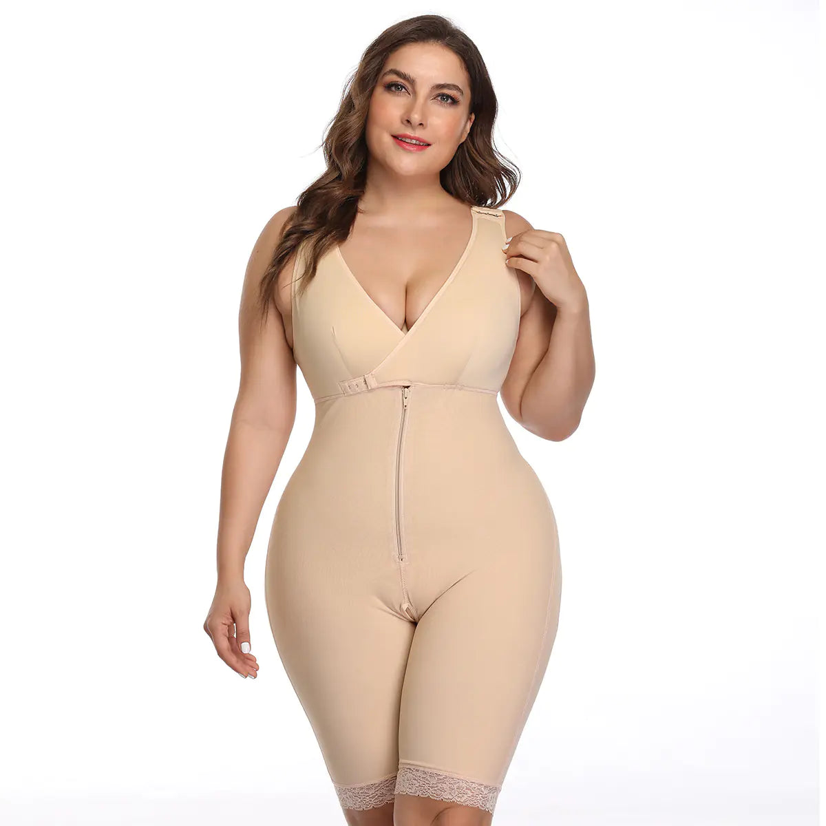 Plus Size Body Shaping Bodysuit for Women