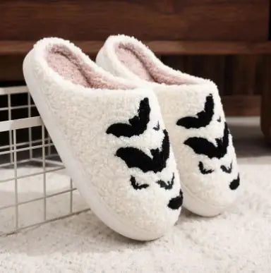 Bat Plush Slippers